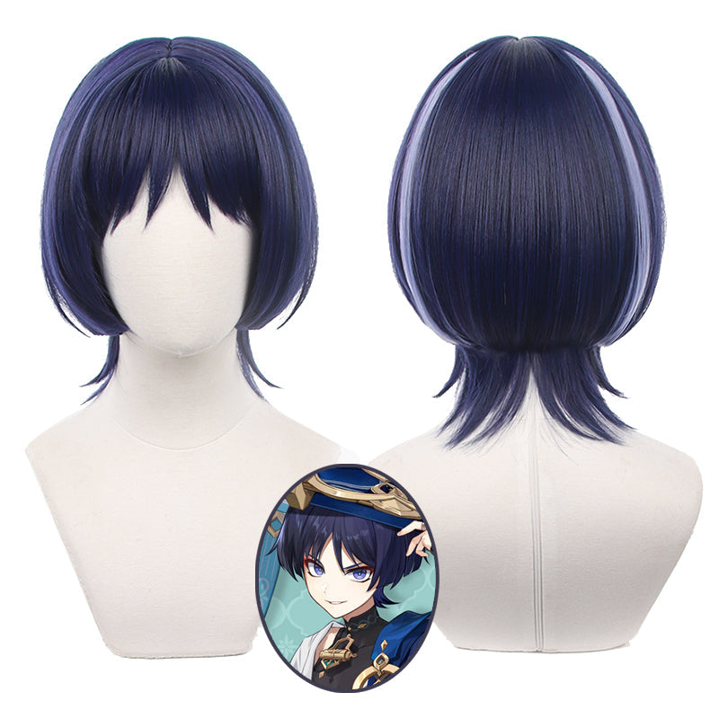 Genshin Impact Wanderer Halloween cosplay wig