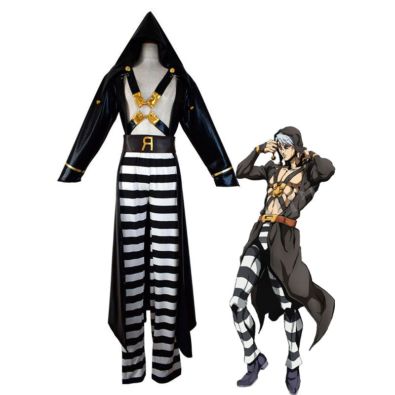 Anime JoJo's Bizarre Adventure: Golden Wind Risotto Nero Cosplay Costumes