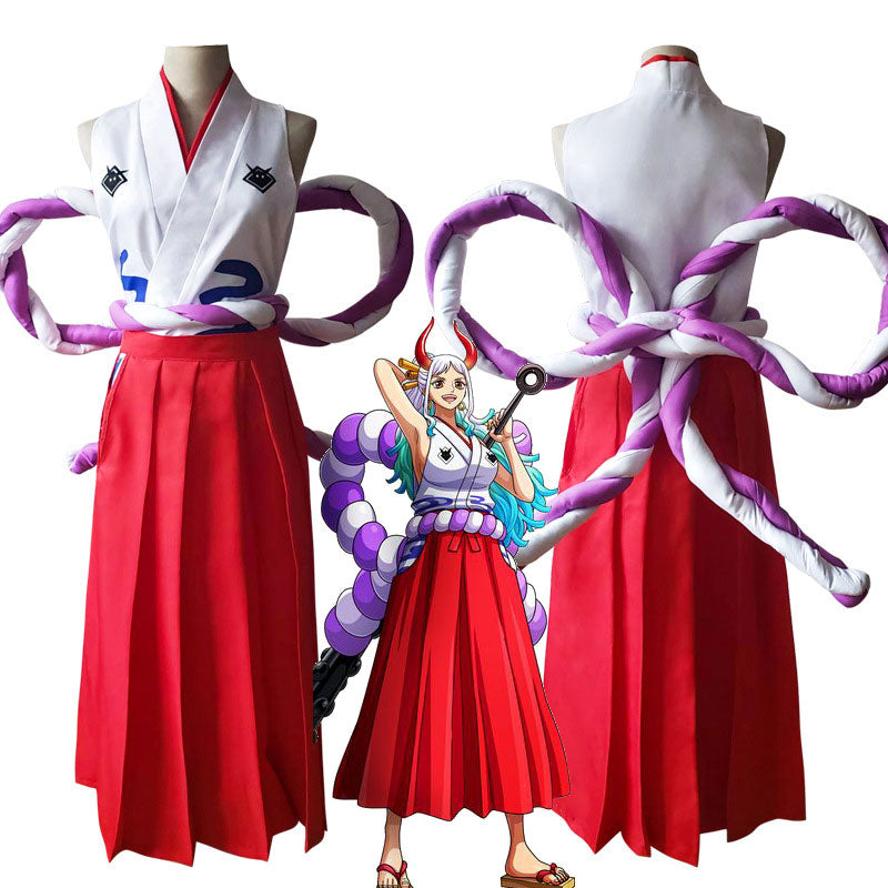 Anime One Piece Yamato Cosplay Costumes