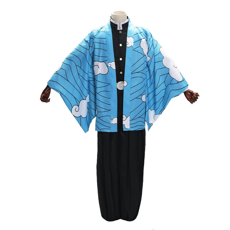 Anime Demon Slayer Kimetsu no Yaiba Urokodaki Sakonji Cosplay Costumes