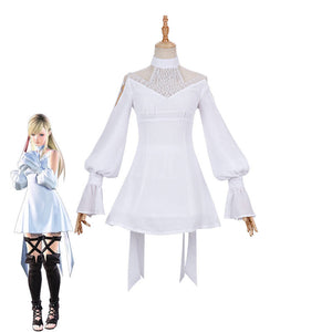 Final Fantasy Minfilia Warde White Cosplay Costumes