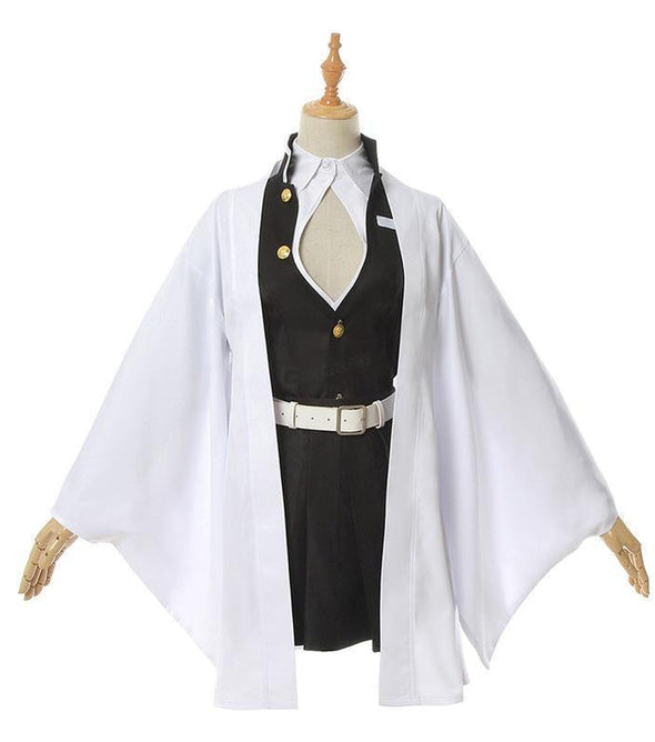 Anime Demon Slayer Kimetsu no Yaiba Kanroji Mitsuri Female Uniform Cosplay Costume