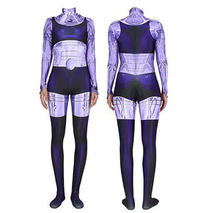 Teen Titans Starfire Jumpsuit Cosplay Costumes