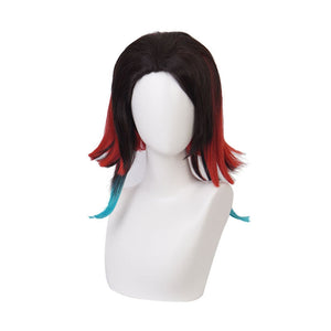 Anime Demon Slayer Kimetsu no Yaiba Mugen Ressha-hen Tanjirou Enmu Cosplay Wigs