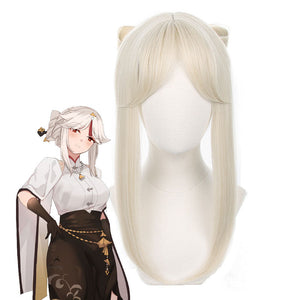 Genshin Impact Pizza Hut collab Ningguang Cosplay Wigs