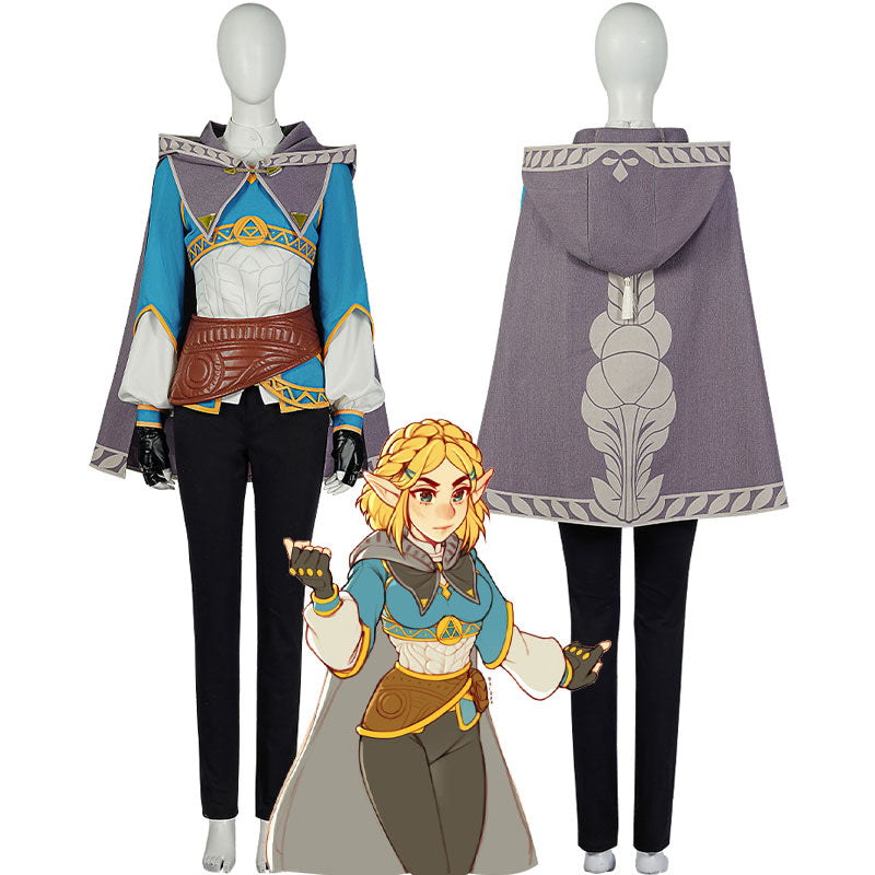 Game The Legend of Zelda: Tears of the Kingdom Princess Zelda Cosplay Costumes