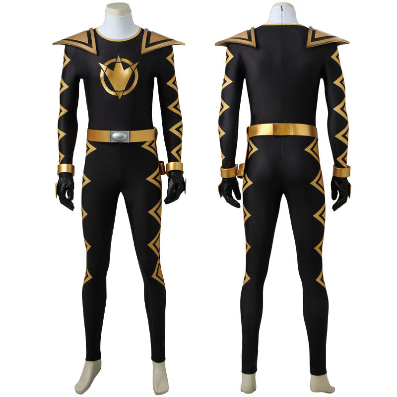 Mighty Morphin Power Rangers Asuka Abaranger Abare Black Halloween Cosplay Costumes