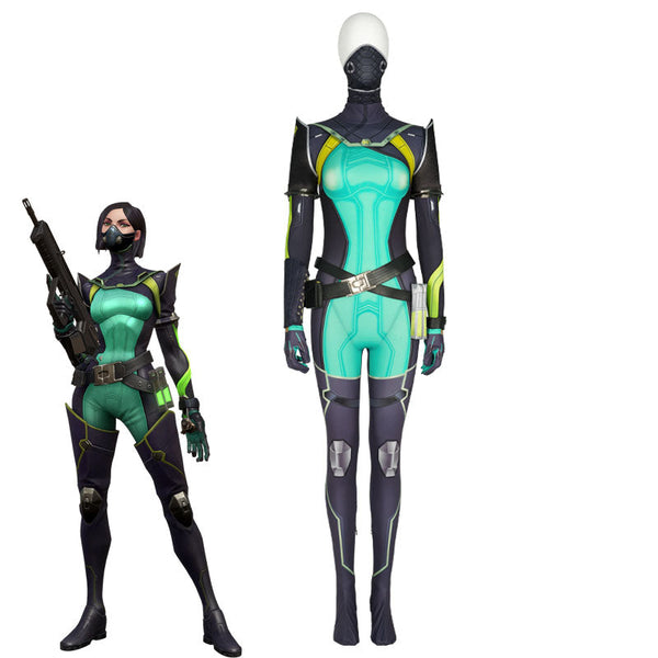 Buy Authentic Game Valorant Viper Cosplay Costumes – Cosplay Plan