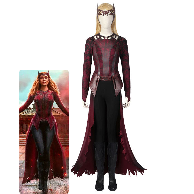 Doctor Strange in the Multiverse of Madness Wanda Scarlet Witch Cosplay Costume