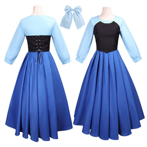 Get Enchanted: Little Mermaid Ariel Blue Dress Cosplay Costume Cosplay Plan Get Enchanted: Little Mermaid Ariel Blue Dress Cosplay Costume Cosplay Plan