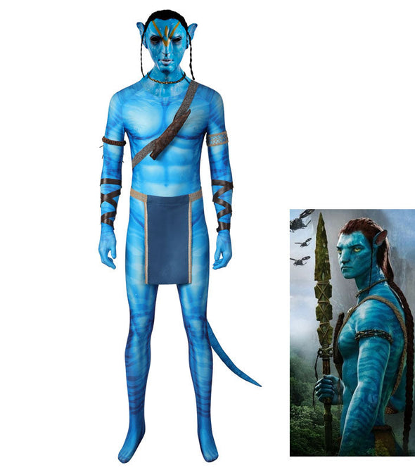 Avatar 2 The Way of Water Jake Sully Mask Cosplay Props - Cosplay Clan