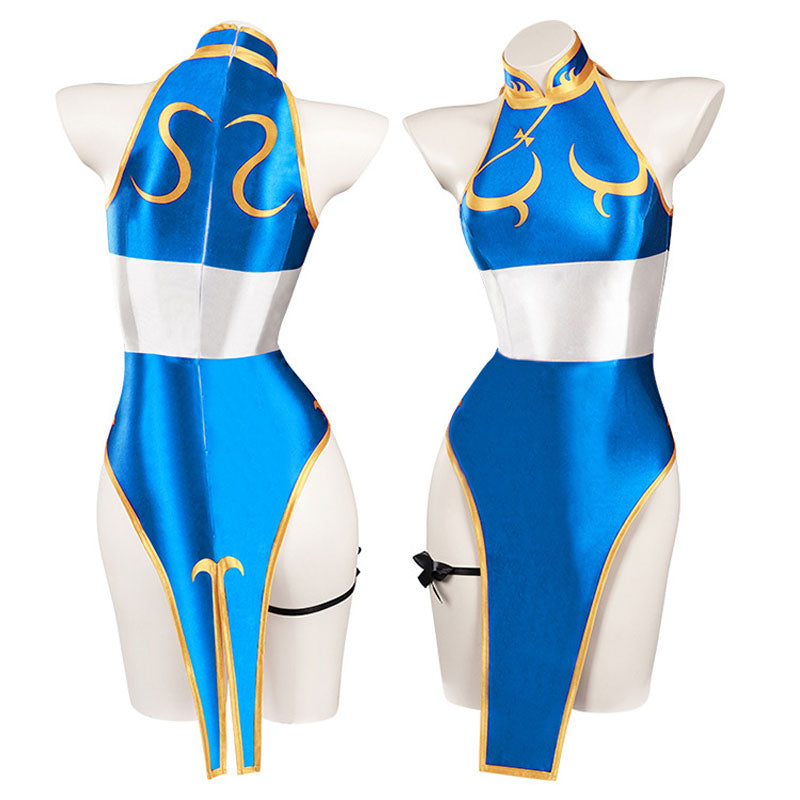 Game Street Fighter 6 Chun-Li Swimsuit Cosplay Costumes