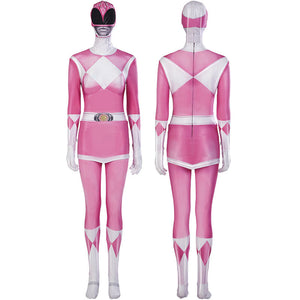 Mighty Morphin Power Rangers Ptera Ranger Pink Ranger Cosplay Costumes