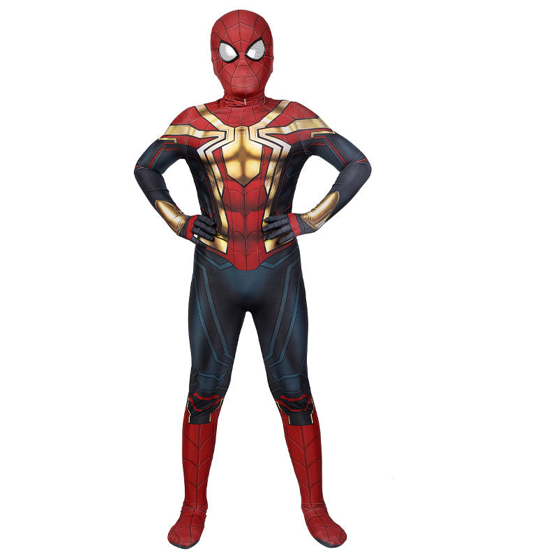 Spider-Man 3 No Way Home Peter Parker Integrated Suit Kids Cosplay Costumes