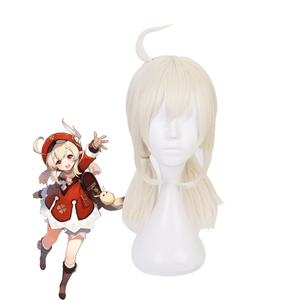 Game Genshin Impact Klee Blonde Cosplay Wigs 