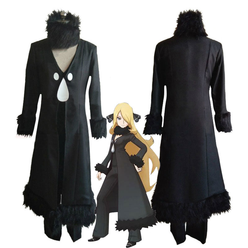 Anime Pokemon Cynthia Cosplay Costumes