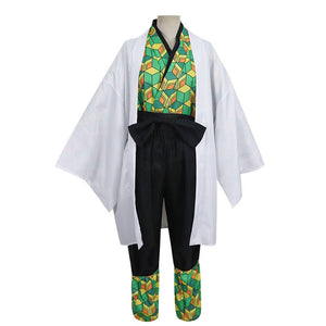 Anime Demon Slayer Kimetsu no Yaiba Sabito Male Cosplay Costumes