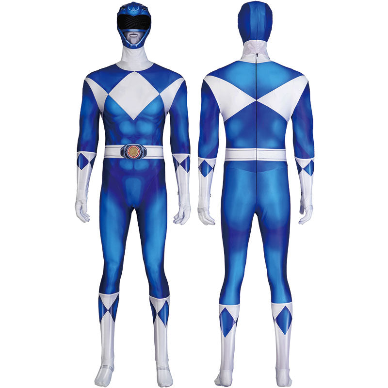 Get Mighty Morphin Blue Ranger Cosplay Costumes - Etoffe Tribe Knight ...