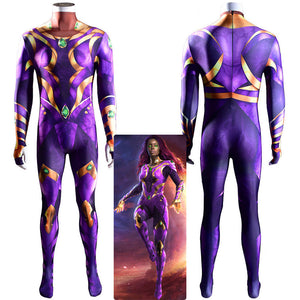 DC New Titan Season 3 Koriand'r Starfire Jumpsuit Cosplay Costumes