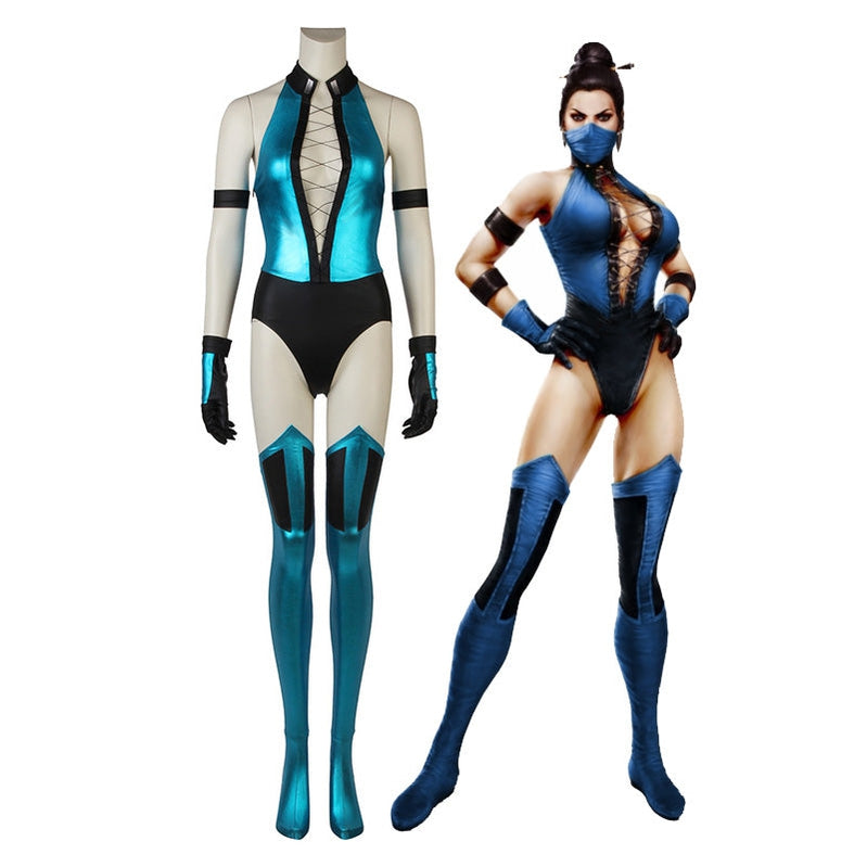 Game Mortal Kombat Kitana Outfits Cosplay Costume - Cosplay Clans