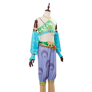 The Legend of Zelda Breath of the Wild Gerudo Link Halloween Cosplay Costume