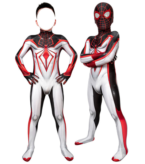 PS5 Spider-Man Miles Morales T.R.A.C.K. Suit Kids Jumpsuit Cosplay Costumes