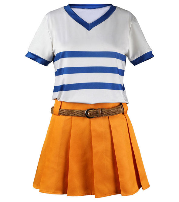 One Piece Nami Fullset T-Shirt Cosplay Costumes