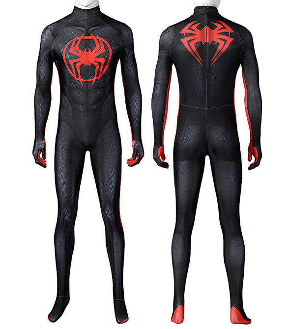 Spider-Man: Across The Spider-Verse Miles Morales Jumpsuit Cosplay Costumes