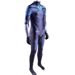 DC Teen Titans Go Nightwing Jumpsuit Cosplay Costumes