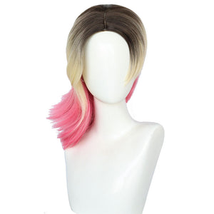 Spider-Man: Across The Spider-Verse Gwen Stacy DeepPink Gradient Cosplay Wigs