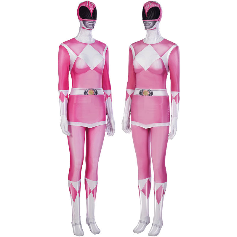 Mighty Morphin Power Rangers Ptera Ranger Pink Ranger Cosplay Costumes