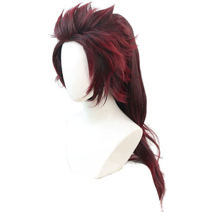 Anime Demon Slayer Kimetsu no Yaiba Tanjirou Kamado Long Cosplay Wigs