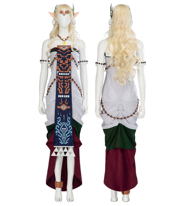 The Legend of Zelda: Tears of the Kingdom Queen Sonia Cosplay Costumes