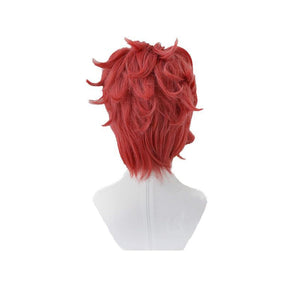 Anime JoJo's Bizarre Adventure Stardust Crusaders Kakyoin Noriaki Short Wine Red Cosplay Wigs