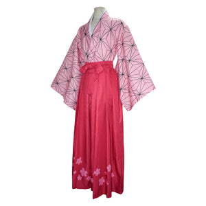 Demon Slayer Kimetsu no Yaiba Nezuko Kamado Kimono Cosplay Costumes