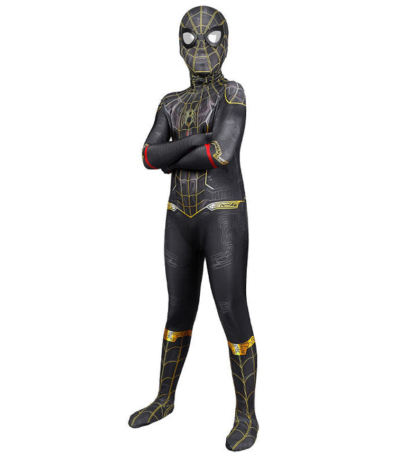 Spider-Man 3 No Way Home Peter Parker Kids Jumpsuit Cosplay Costumes