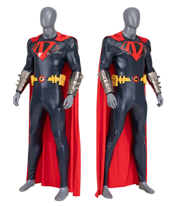 Batman Superman Worlds Finest Nicolas Cage Jumpsuit Cosplay Costumes