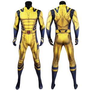 Marvel Deadpool 3 Wolverine Jumpsuit Cosplay Costumes