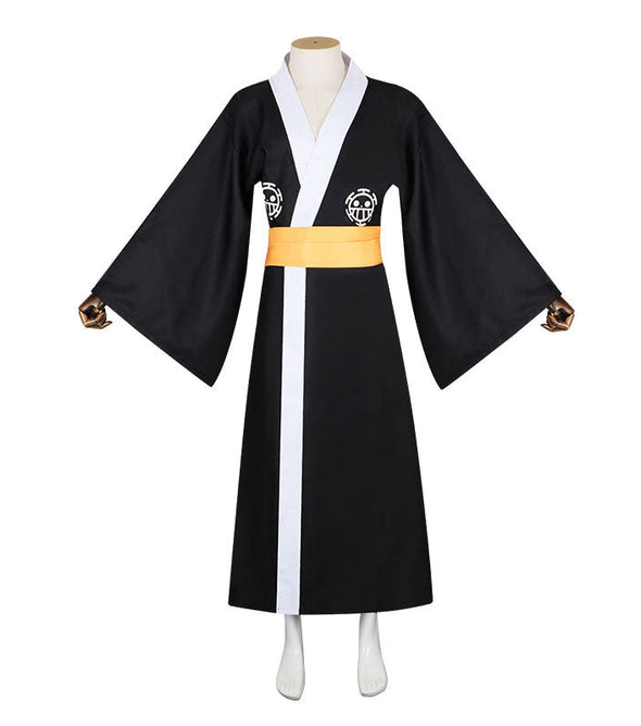 Anime One Piece Wano Country Trafalgar D. Water Law Cosplay Costumes