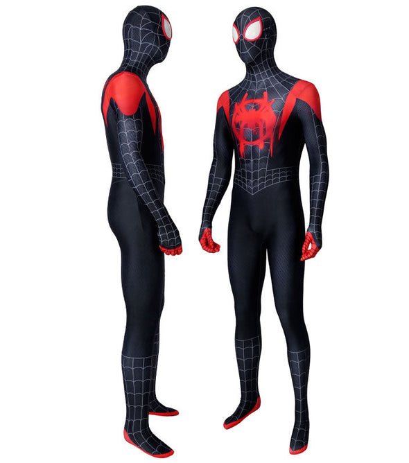 Spider-Man: Into the Spider-Verse Miles Morales Jumpsuit Cosplay Costumes