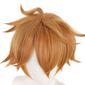 Genshin Impact Tartaglia Brown Cosplay Wigs