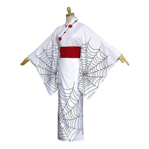 Anime Demon Slayer Kimetsu no Yaiba Rui Spider Kimono Cosplay Costumes 