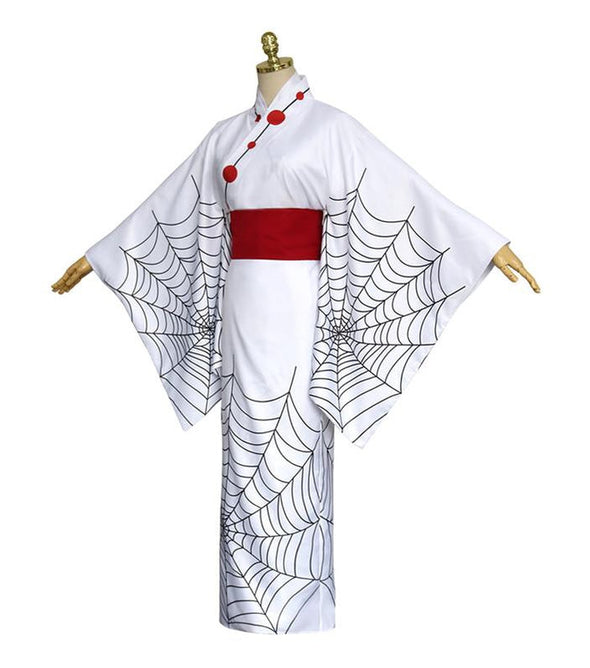 Anime Demon Slayer Kimetsu no Yaiba Rui Spider Kimono Cosplay Costumes