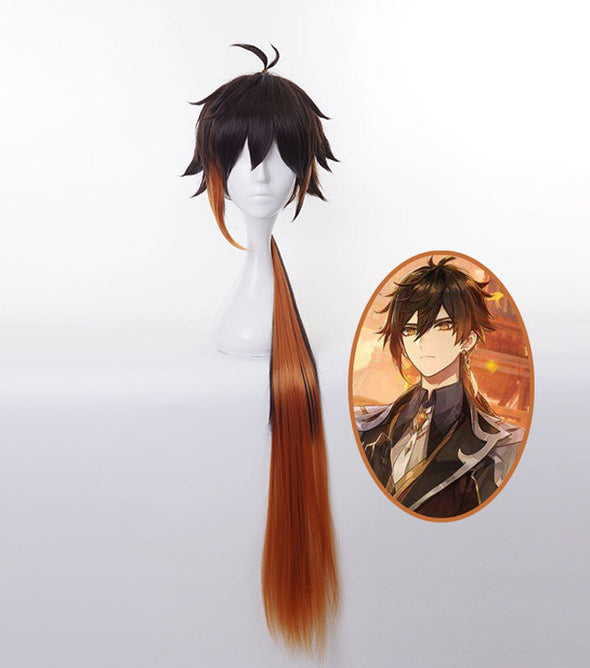 Genshin Impact Zhongli Cosplay Wigs