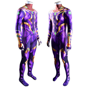 DC New Titan Season 3 Koriand'r Starfire Jumpsuit Cosplay Costumes