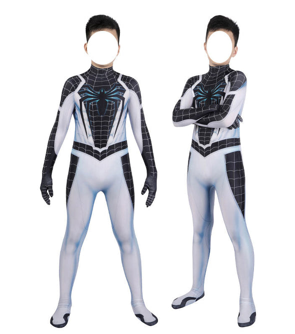 Marvel's Spider-Man Negative Suit Jumpsuit Child Cosplay Costumes