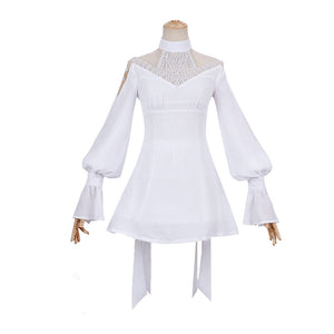 Final Fantasy Minfilia Warde White Cosplay Costumes