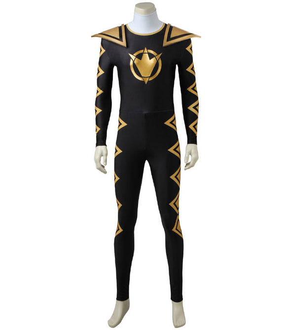 Mighty Morphin Power Rangers Asuka Abaranger Abare Black Halloween Cosplay Costumes