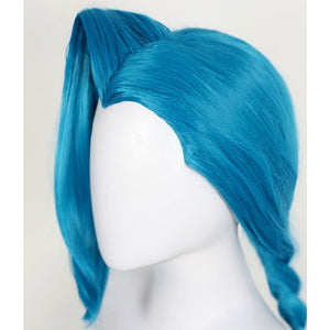 LOL Jinx Long Blue Bunches Cosplay Wigs