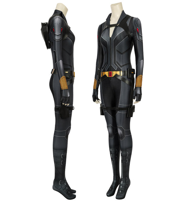 Black Widow Natasha Romanoff  Black suit Jumpsuit Cosplay Costumes